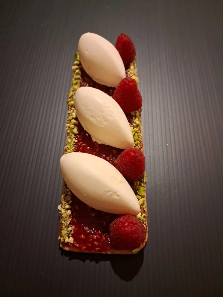 tarte framboise vanille high