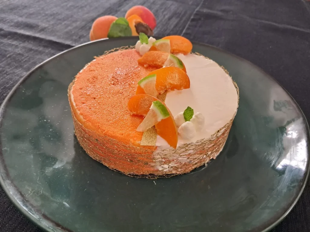 entremet abricot